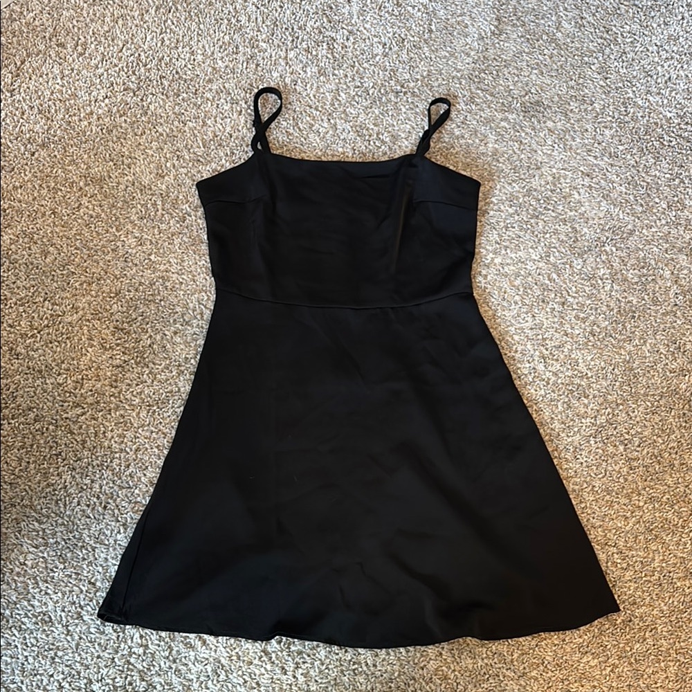 🖤 Satin Little Black Dress